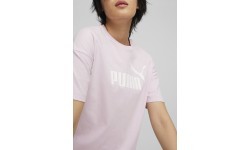 Puma Ess Cropped Logo sieviešu blūze, rozā 586866 60