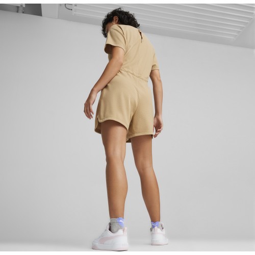 Puma sieviešu kombinezons Her Short Jumpsuit Cream 677891 83