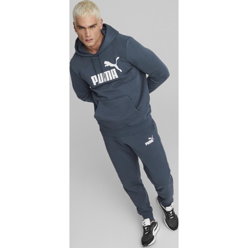 Puma vīriešu džemperis Ess Big Logo Hoodie Blue 586687 61