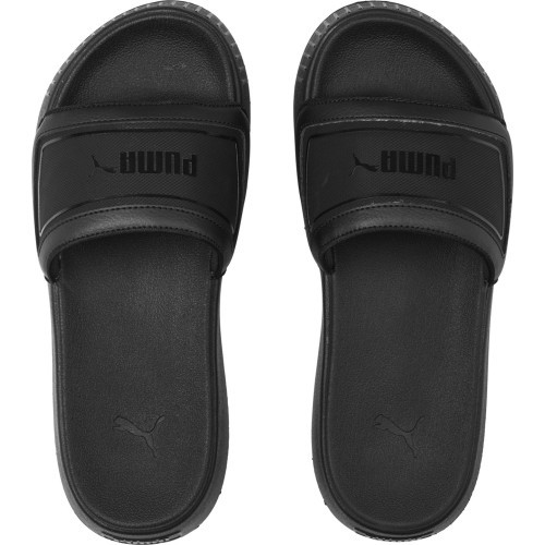 Puma Karmen Slide sieviešu čības melnas 389073 01