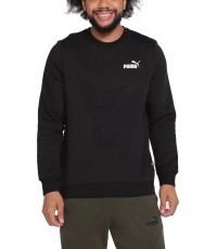 Puma Essentials Small Logo Crew Sweatshirt Men's Black 586682 01