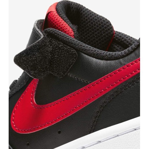Детская обувь Nike Court Borough Low2 Black Red BQ5451 007