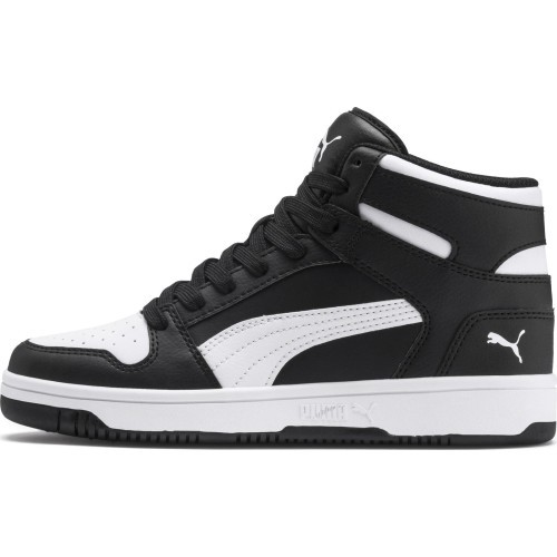 Puma Rebound Layu SL Jr pusaudžu apavi, melni balti, 370486 01