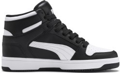 Кроссовки подростковые Puma Rebound Layu SL Jr, чёрно-белые, 370486 01