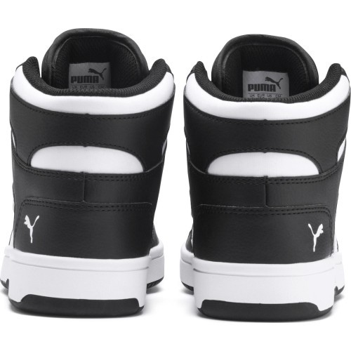 Puma Rebound Layu SL Jr pusaudžu apavi, melni balti, 370486 01