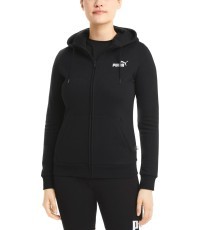 Puma Ess Small Logo FL Black sieviešu džemperis 586811 01