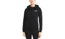 Puma Ess Small Logo FL Black sieviešu džemperis 586811 01