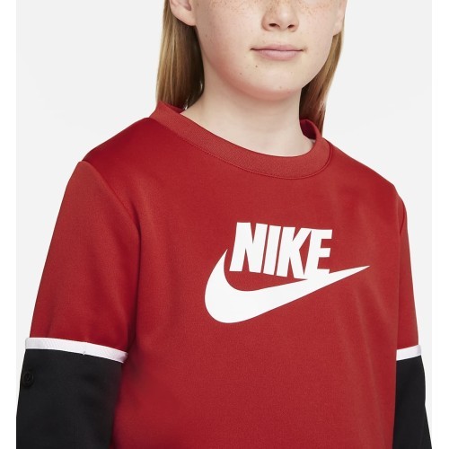 Nike Tracksuit for Teens K NSW Poly Futura Black Red DM8084 657