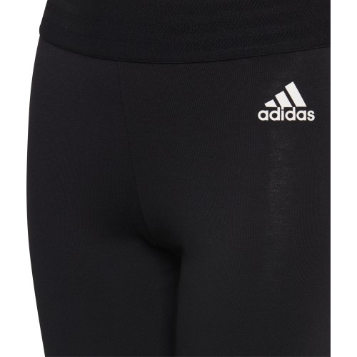 Леггинсы подростковые Adidas YG ID Lin Tights, черные, DJ1396