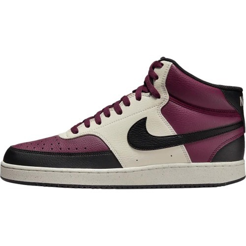 Nike Vīriešu apavi Court Vision Mid Nn White Bordeaux DN3577 600