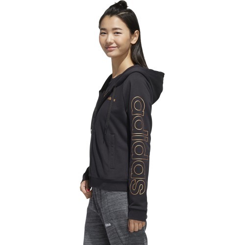 Adidas sieviešu džemperis W E Brand HD TT Black FL0147