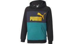 Puma Džemperis Paaugliams Ess Block Hoodie Black Green Blue 849081 27