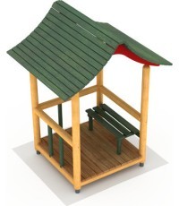 Medinė pavėsinė modelis GT-0919