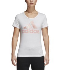 Adidas Palaidinė Foil Text Bos White