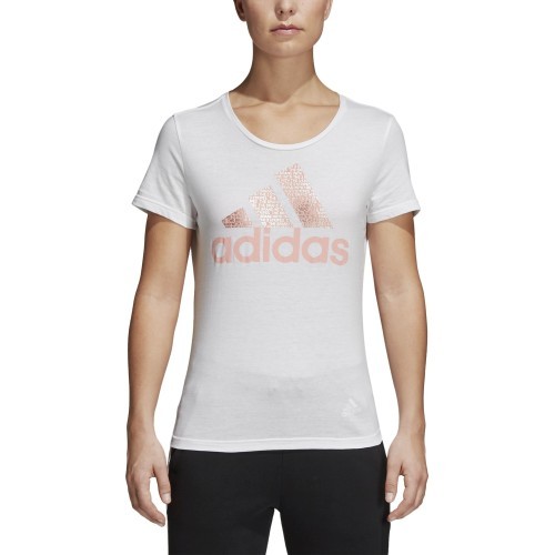 Adidas Palaidinė Foil Text Bos White