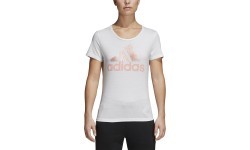 Adidas Shirt Foil Text Bos White CV4562