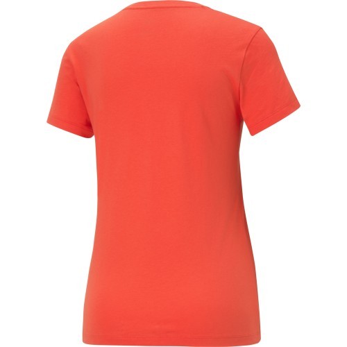 Puma Ess Logo Tee sieviešu krekls, sarkans