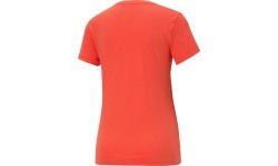 Puma Ess Logo Tee Women's Shirt Red