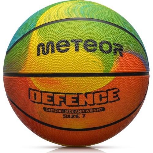 Баскетбольный мяч Meteor Defence, резиновый