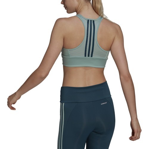 Adidas W 3S BT Women's Sports Bra Green GM7167