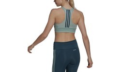 Спортивный бюстгальтер женский Adidas W 3S BT зелёный GM7167