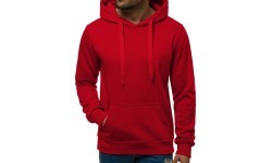 J.Style Fleece Red vīriešu džemperis 68B2009-18