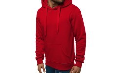 J.Style Fleece Red vīriešu džemperis 68B2009-18