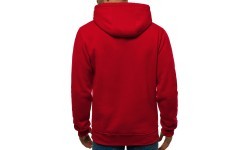 J.Style Fleece Red Men's Sweatshirt 68B2009-18