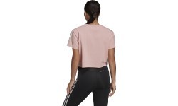 Adidas W TC Crop Tee women's top pink HD9353