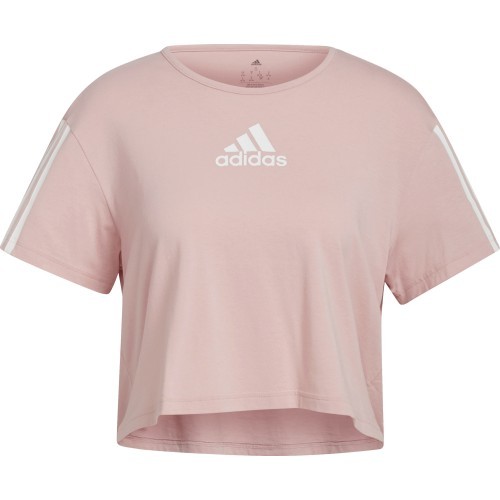 Adidas W TC Crop Tee sieviešu krekls rozā HD9353