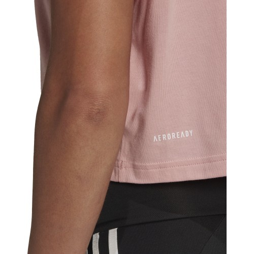 Adidas W TC Crop Tee sieviešu krekls rozā HD9353
