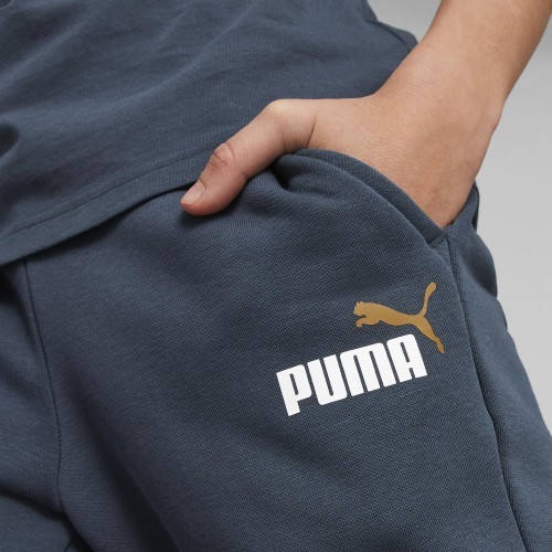 Puma Junior Pants Ess + 2 Col Logo Pants Blue 586988 16