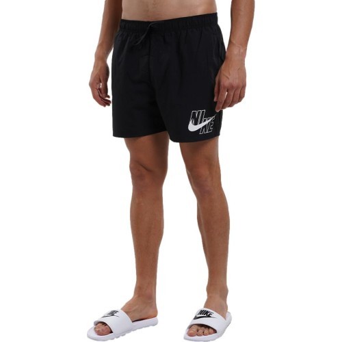 Nike Šortai Vyrams Logo Solid 5""In Short Black NESSA566 001