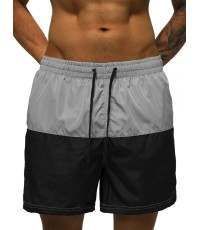 J.Style vīriešu peldšorti Grey Black HM065