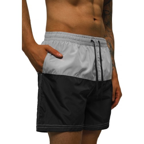 J.Style vīriešu peldšorti Grey Black HM065