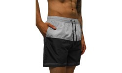 J.Style vīriešu peldšorti Grey Black HM065