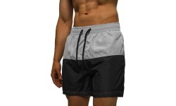 J.Style vīriešu peldšorti Grey Black HM065