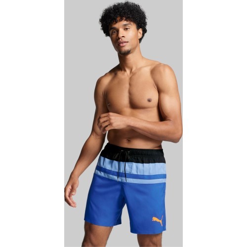 Puma Swim Men Her vīriešu peldšorti melni zili 938061 01