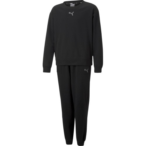 Puma Loungewear Suit sporta tērps pusaudžiem Black 670734 01