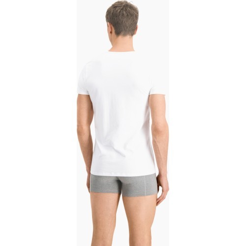 Мужская футболка Puma Basic 2p V-N White