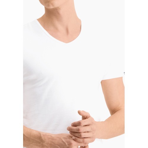 Мужская футболка Puma Basic 2p V-N White