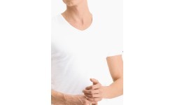 Мужская футболка Puma Basic 2p V-N White