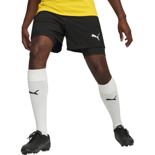 Puma TeamGoal 2in1 Football Shorts Black 658774 03