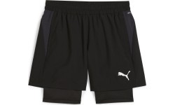 Puma TeamGoal 2in1 futbola šorti, melni 658774 03