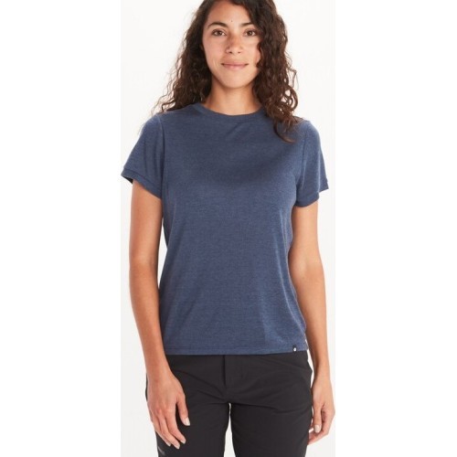Marmot Sieviešu krekliņš ar īsām piedurknēm Switchback Women's Short Sleeve T-Shirt - Mėlyna