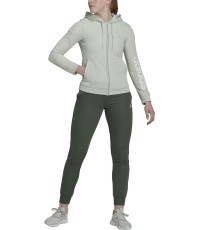 Adidas W Lin FT TS sieviešu sporta tērps, zaļš HT7520