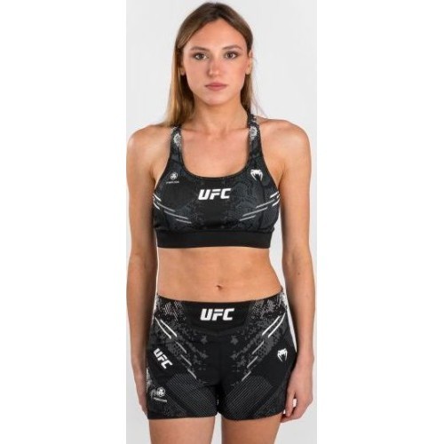 UFC Adrenaline by Venum Authentic Fight Night sieviešu sporta krūšturis - melns