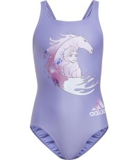 Adidas YG Frozen Suit Girls' Swimsuit, Purple