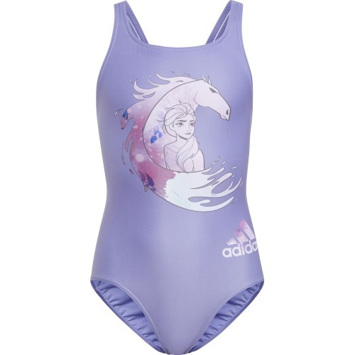 Купальник для девочек Adidas YG Frozen Suit, фиолетовый