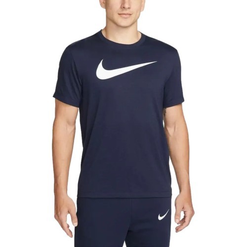 Nike Big Logo vīriešu treniņu T-krekls, tumši zils CW6936 451